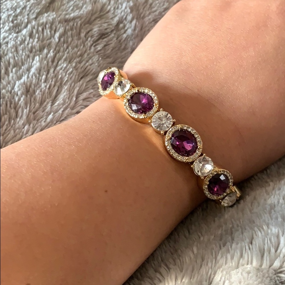 Charter Club Crystal Stretchy Bracelet